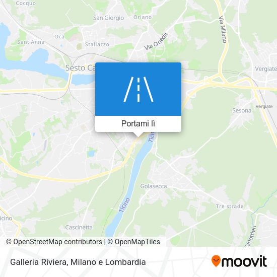 Mappa Galleria Riviera