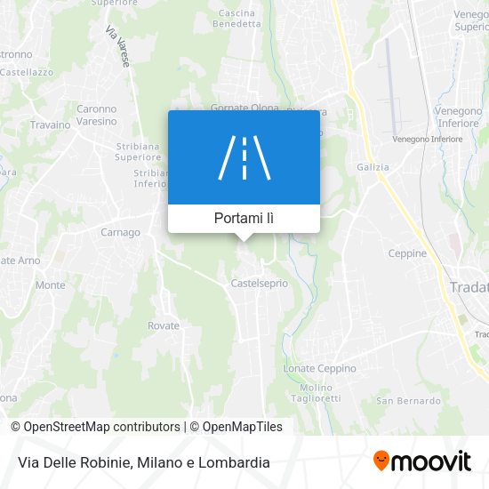 Mappa Via Delle Robinie