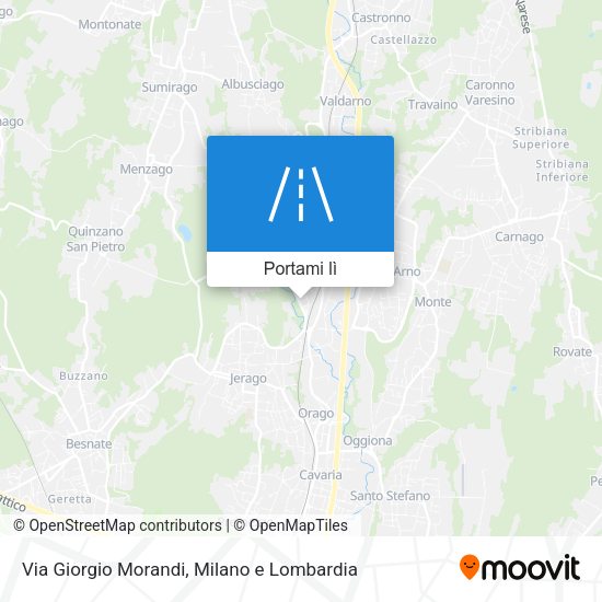 Mappa Via Giorgio Morandi
