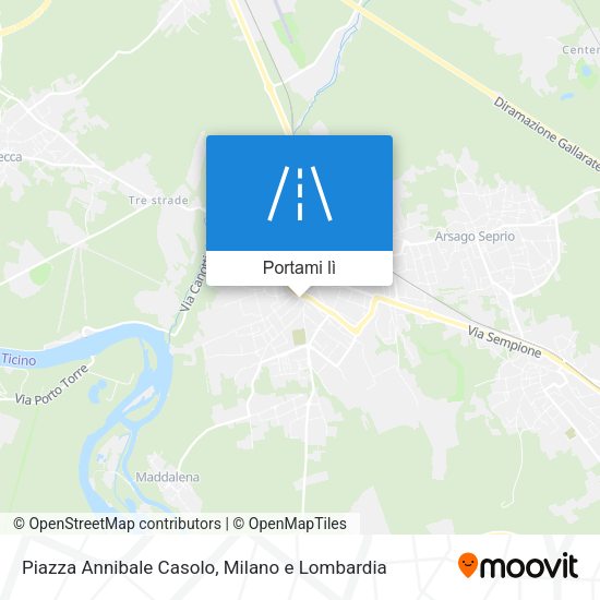 Mappa Piazza Annibale Casolo