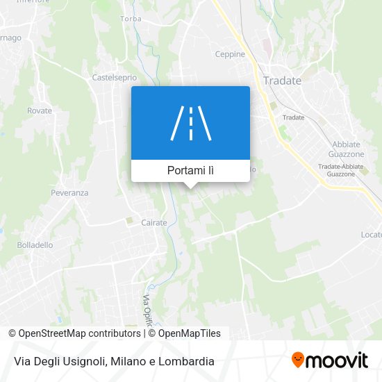 Mappa Via Degli Usignoli