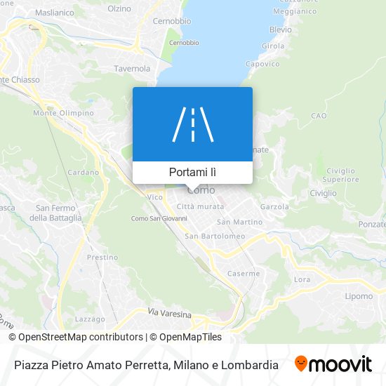 Mappa Piazza Pietro Amato Perretta