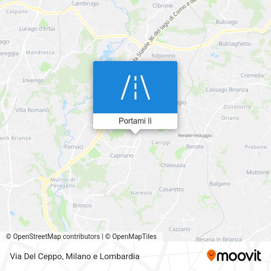Mappa Via Del Ceppo