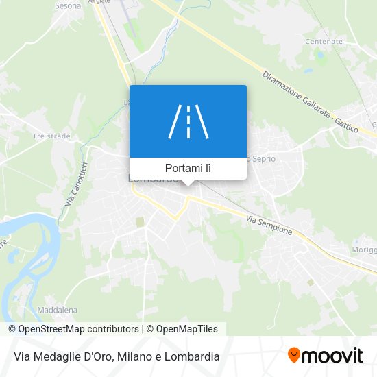 Mappa Via Medaglie D'Oro