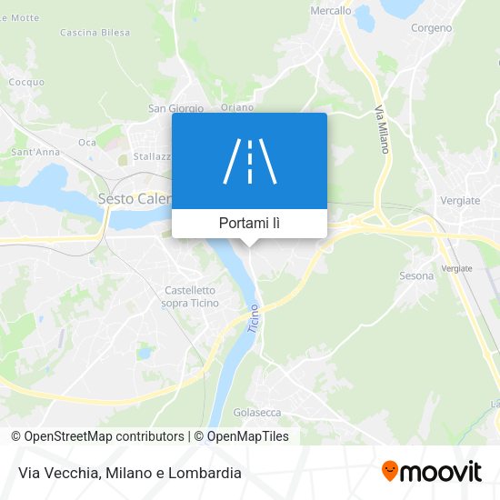 Mappa Via Vecchia