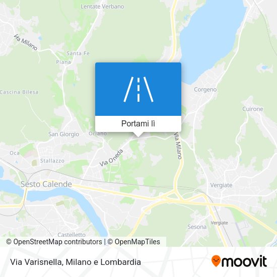 Mappa Via Varisnella