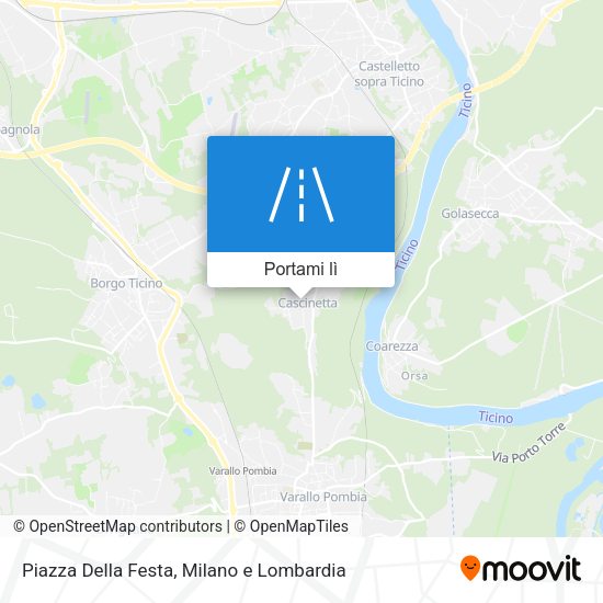 Mappa Piazza Della Festa