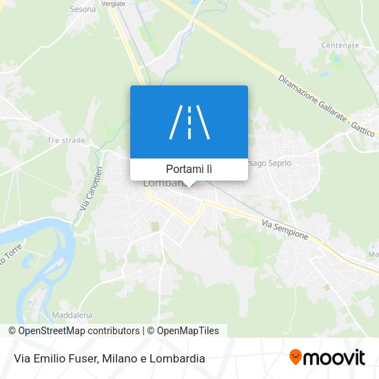 Mappa Via Emilio Fuser