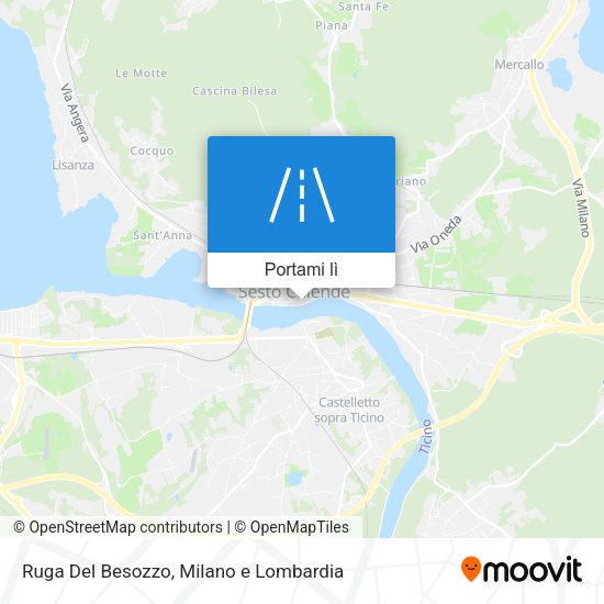 Mappa Ruga Del Besozzo