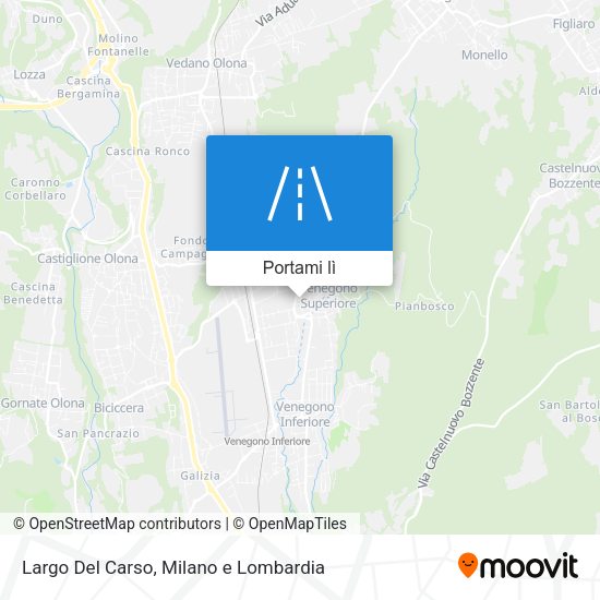 Mappa Largo Del Carso
