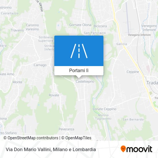 Mappa Via Don Mario Vallini