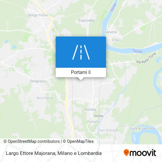 Mappa Largo Ettore Majorana