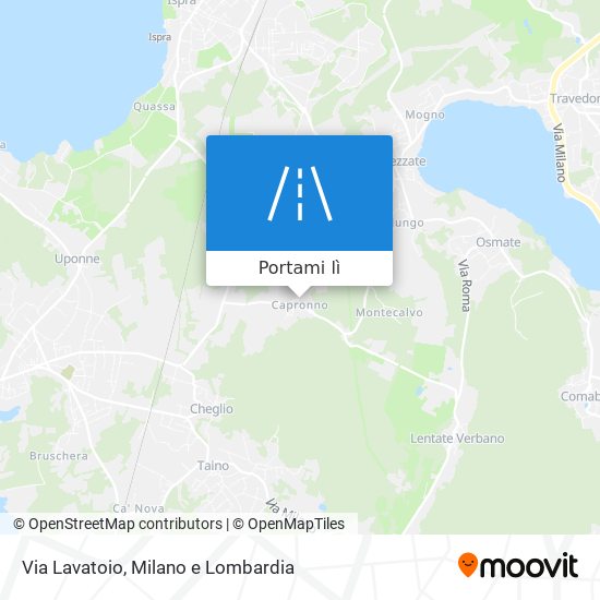 Mappa Via Lavatoio