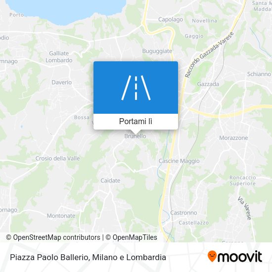 Mappa Piazza Paolo Ballerio