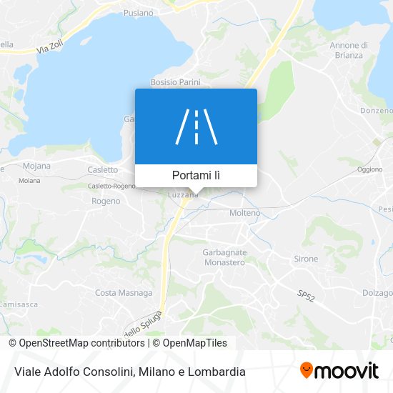 Mappa Viale Adolfo Consolini