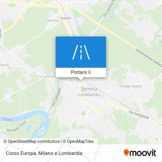 Mappa Corso Europa