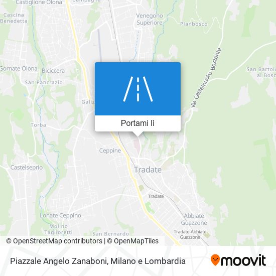 Mappa Piazzale Angelo Zanaboni