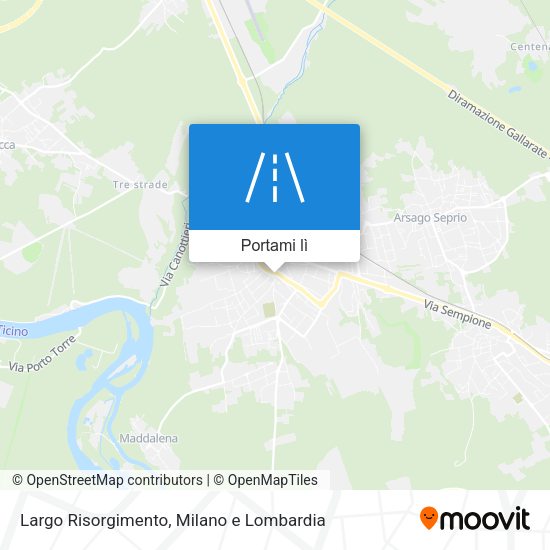 Mappa Largo Risorgimento