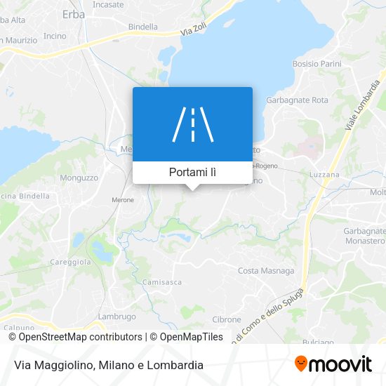 Mappa Via Maggiolino