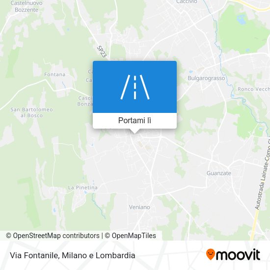 Mappa Via Fontanile