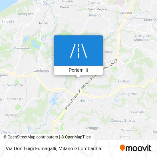 Mappa Via Don Luigi Fumagalli