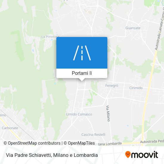 Mappa Via Padre Schiavetti