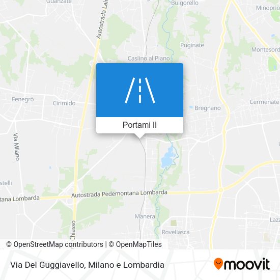 Mappa Via Del Guggiavello
