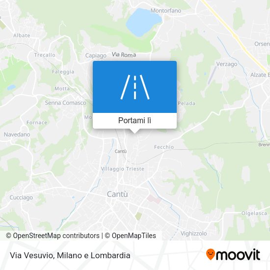 Mappa Via Vesuvio