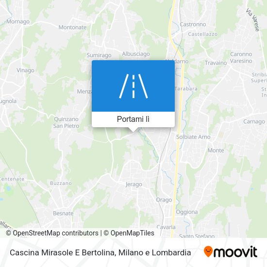 Mappa Cascina Mirasole E Bertolina