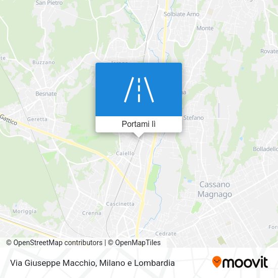 Mappa Via Giuseppe Macchio