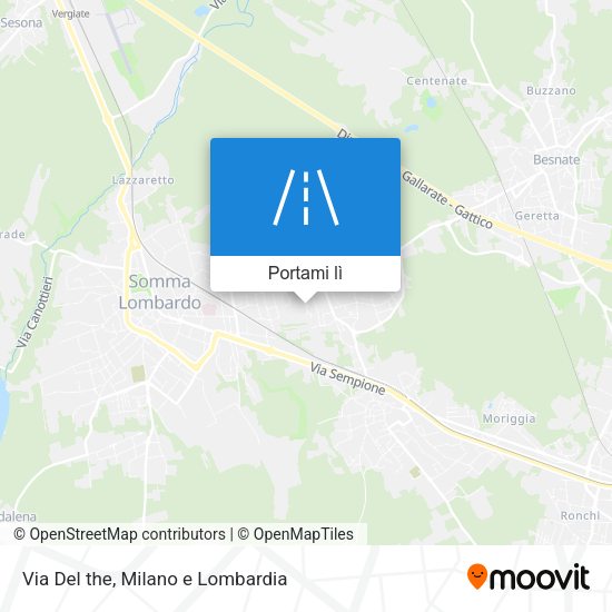 Mappa Via Del the