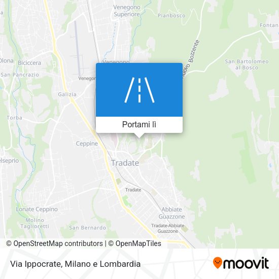 Mappa Via Ippocrate