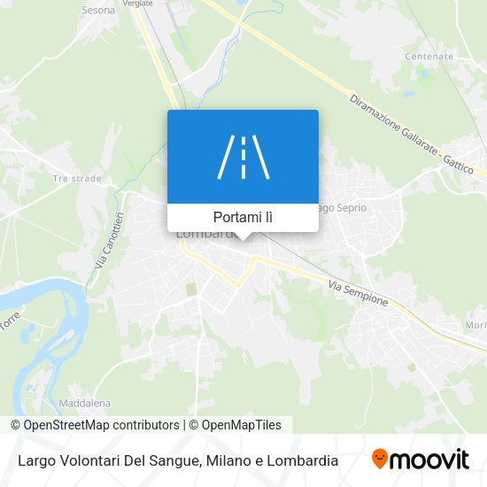 Mappa Largo Volontari Del Sangue