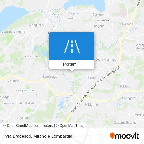 Mappa Via Bracesco