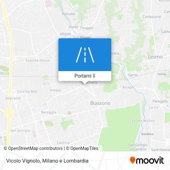 Mappa Vicolo Vignolo