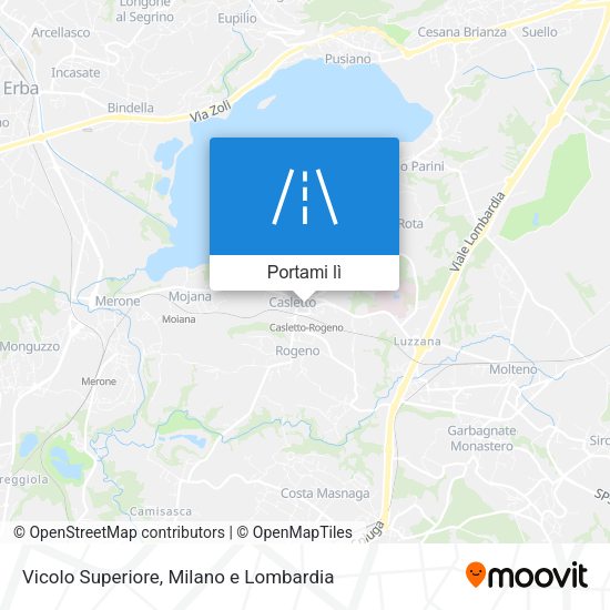 Mappa Vicolo Superiore