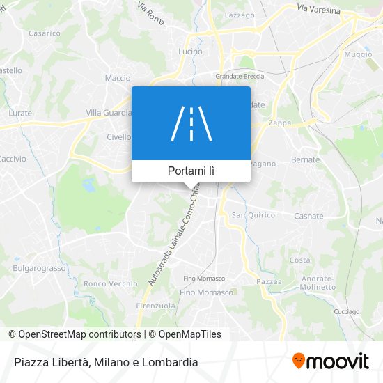 Mappa Piazza Libertà