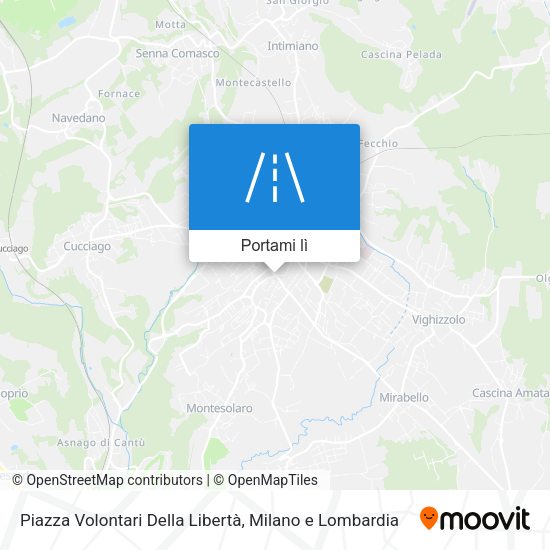Mappa Piazza Volontari Della Libertà