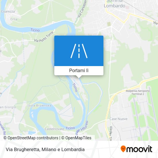 Mappa Via Brugheretta