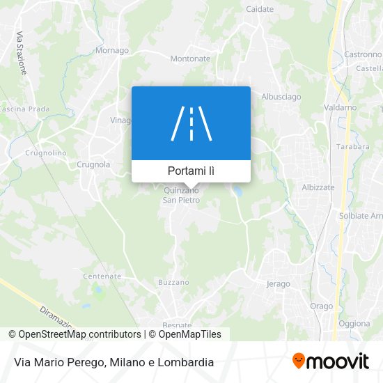 Mappa Via Mario Perego