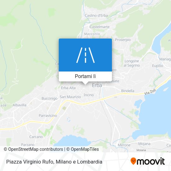 Mappa Piazza Virginio Rufo