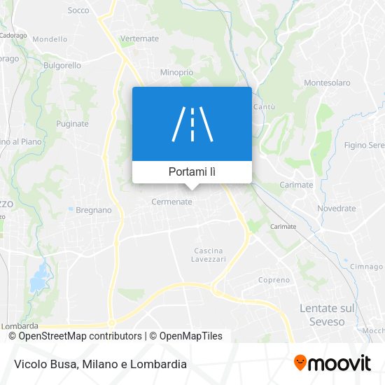 Mappa Vicolo Busa