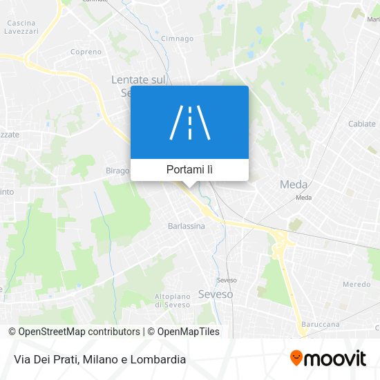 Mappa Via Dei Prati
