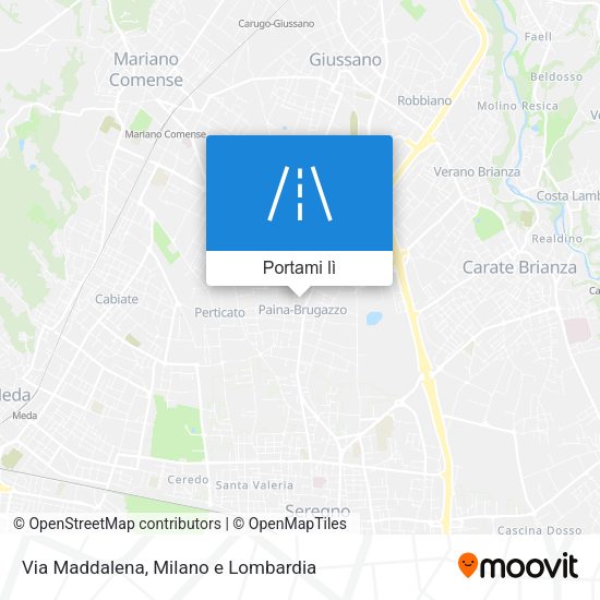 Mappa Via Maddalena