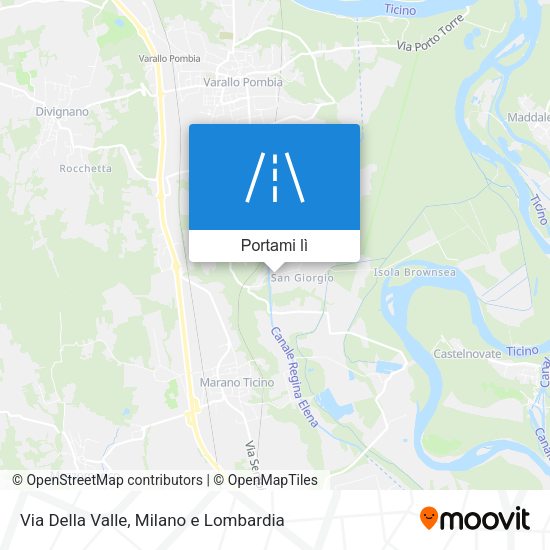Mappa Via Della Valle