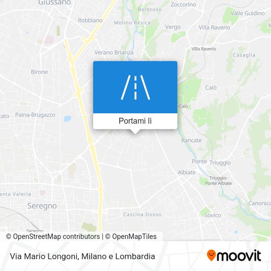 Mappa Via Mario Longoni