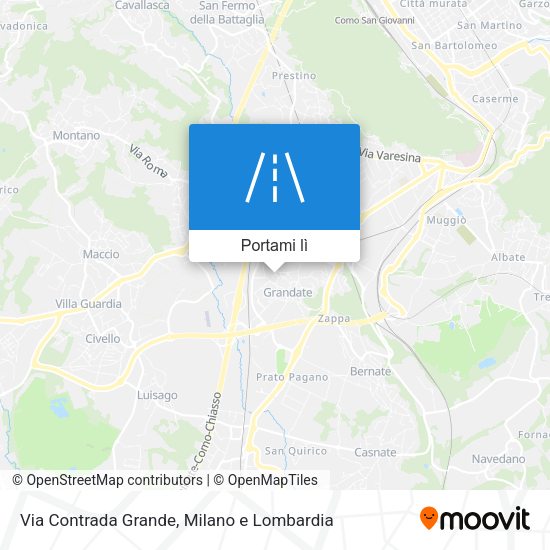 Mappa Via Contrada Grande