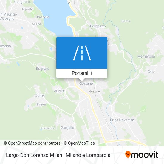 Mappa Largo Don Lorenzo Milani