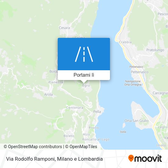 Mappa Via Rodolfo Ramponi