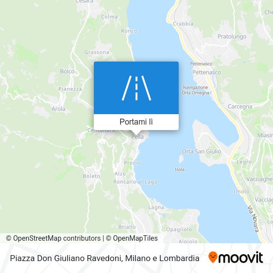 Mappa Piazza Don Giuliano Ravedoni